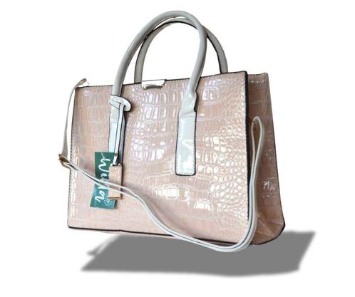 Handtas schoudertas Coilloure in Croco rosewit, Sieraden, Tassen en Uiterlijk, Tassen | Schoudertassen, Nieuw, Verzenden