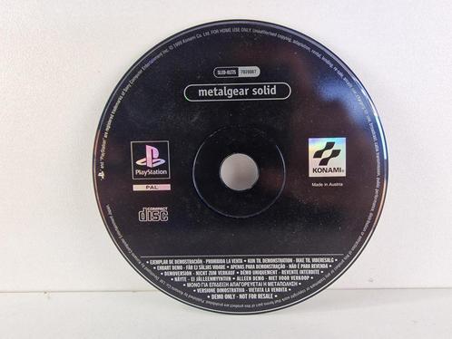 Metal Gear Solid Demo Garantie & morgen in huis!, Spelcomputers en Games, Spelcomputers | Sony PlayStation 1, Zo goed als nieuw