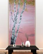 Alla Faber - Birch Reflections 5 – Pastel Silence XXL, Antiek en Kunst