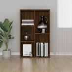 vidaXL Boekenkast/dressoir 50x25x80 cm bewerkt hout bruin, Verzenden, Nieuw, 50 tot 100 cm, Minder dan 100 cm