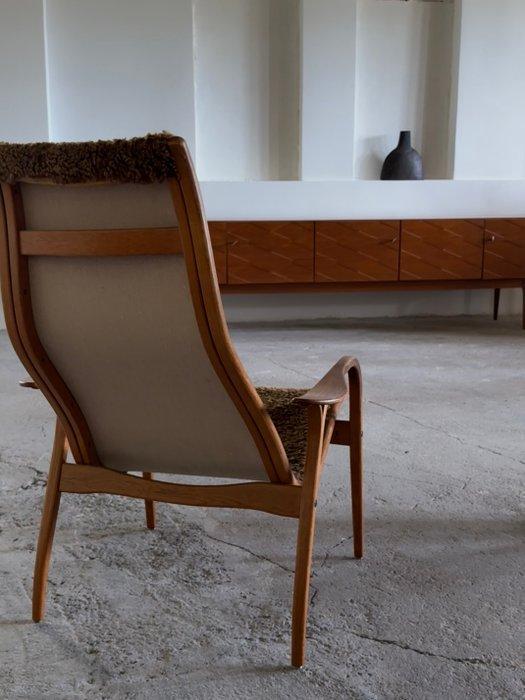 Swedese - Yngve Ekström - Fauteuil - Lamino - Eik, Hout,, Antiek en Kunst, Antiek | Meubels | Stoelen en Banken