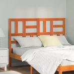 vidaXL Bed Hoofdbord Wasbruin 145.5 x 4 x 104 cm Massief, Verzenden, Nieuw, Bruin, Hout