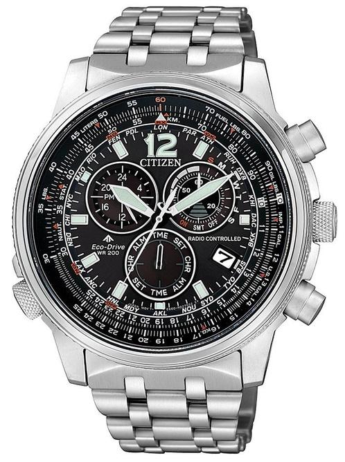 Citizen CB5860-86E Promaster Sky radiogestuurd Eco-Drive, Sieraden, Tassen en Uiterlijk, Horloges | Heren, Staal, Nieuw, Staal
