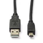 USB A naar Mini USB kabel | 5 meter | USB 2.0, Computers en Software, Pc- en Netwerkkabels, Verzenden, Nieuw