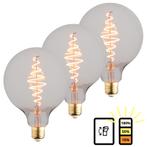 Set van 3 LED lampen E27 | 3-staps dimbaar | 6 watt | 1800K, Huis en Inrichting, Lampen | Losse lampen, Nieuw, E27 (groot), Overige typen