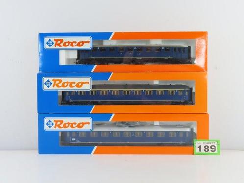 Roco H0 - 44259/44385/44289 - Modeltrein personenwagen (3) -, Hobby en Vrije tijd, Modeltreinen | H0