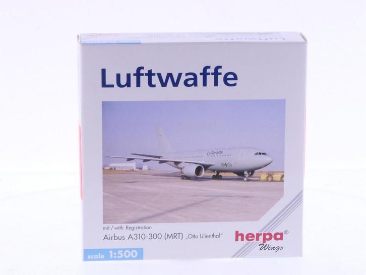 Schaal 1:500 Herpa 512763 Luftwaffe Airbus A310-300 (MRT)..., Hobby en Vrije tijd, Modelbouw | Vliegtuigen en Helikopters, Gebruikt