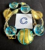 24 karaat - Geel goud, Murano - Halsketting, Antiek en Kunst