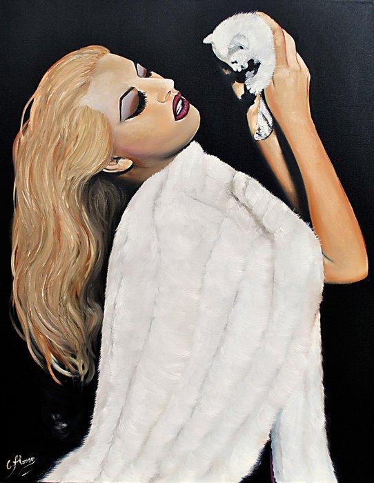 Carolina Alonso - La Dulce**XL, Antiek en Kunst, Kunst | Schilderijen | Modern