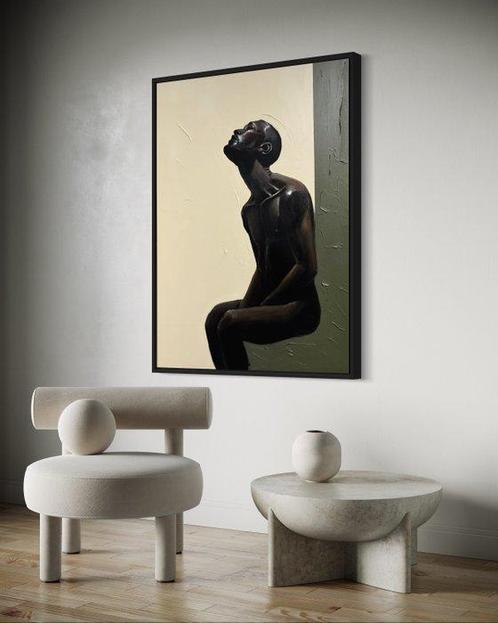 Houessou Koffins Bryan (1999) - Le prieur, Antiek en Kunst, Kunst | Schilderijen | Modern