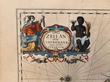 Sri Lanka - Ceylon; J. Janssonius - Insula Zeilan olim beschikbaar voor biedingen