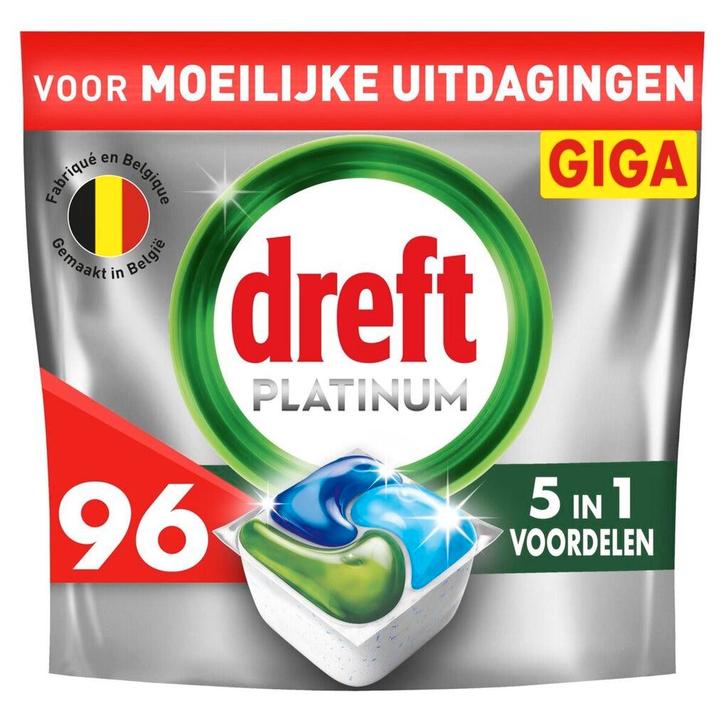 Dreft Platinum All-in-One Vaatwastabletten, Huis en Inrichting, Schoonmaakartikelen, Verzenden