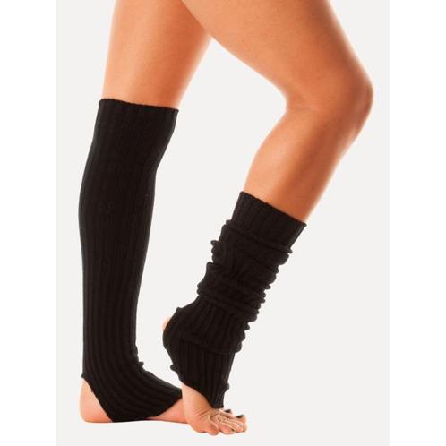 Zwarte Beenwarmer 60 CM van Acryl, Sport en Fitness, Ballet, Verzenden