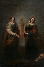 After Esteban Murillo (1618-1682) - Sainte-Juste et, Antiek en Kunst