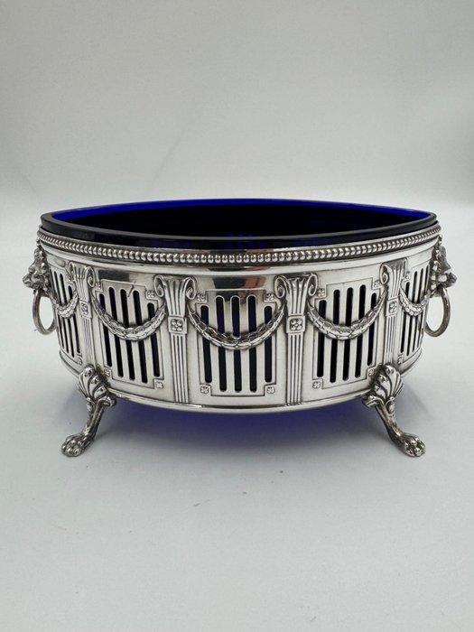 WMF / Geislingen - Jardinière - Verzilverd - lancetvorminge, Antiek en Kunst, Antiek | Meubels | Tafels