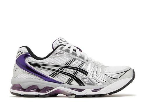 ASICS Gel-Kayano 14 White Dark Grape (Sneakers, Schoenen), Kleding | Heren, Schoenen, Sneakers of Gympen, Wit, Nieuw, Verzenden