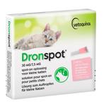 Dronspot Spot On Ontwormingsmiddel 0,5 - 2,5 kg 2 pipetten, Dieren en Toebehoren, Katten-accessoires, Nieuw, Verzenden