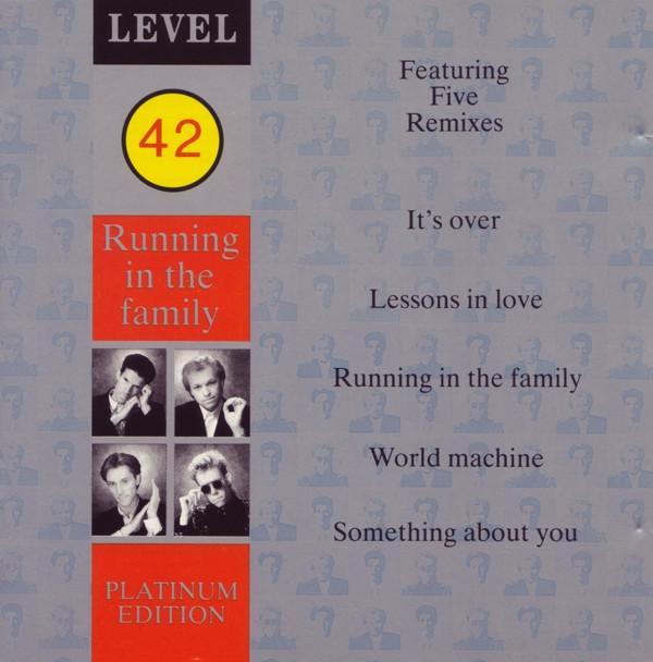 cd - Level 42 - Running In The Family (Platinum Edition), Cd's en Dvd's, Cd's | Overige Cd's, Zo goed als nieuw, Verzenden