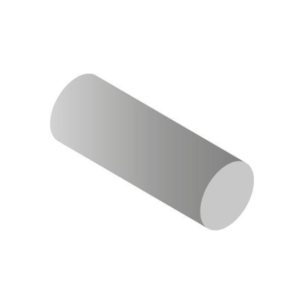 Rondstaal glad 50 mm gestraald en gemenied gelegenheid, Doe-het-zelf en Verbouw, Metalen, Ophalen