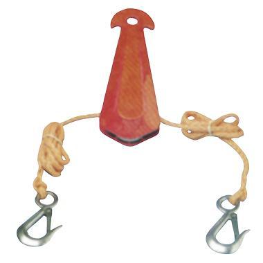 Allpa Skitriangel Compleet met Karabijnhaken 3 Meter, Watersport en Boten, Accessoires en Onderhoud, Nieuw, Ophalen of Verzenden