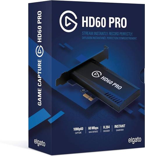 Elgato Game Capture HD60 Pro (In doos), Spelcomputers en Games, Spelcomputers | Sony PlayStation Consoles | Accessoires, Zo goed als nieuw