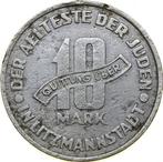 Duitsland, Derde Rijk 10 Mark 1943 Juden (Jewish) Ghetto, Postzegels en Munten