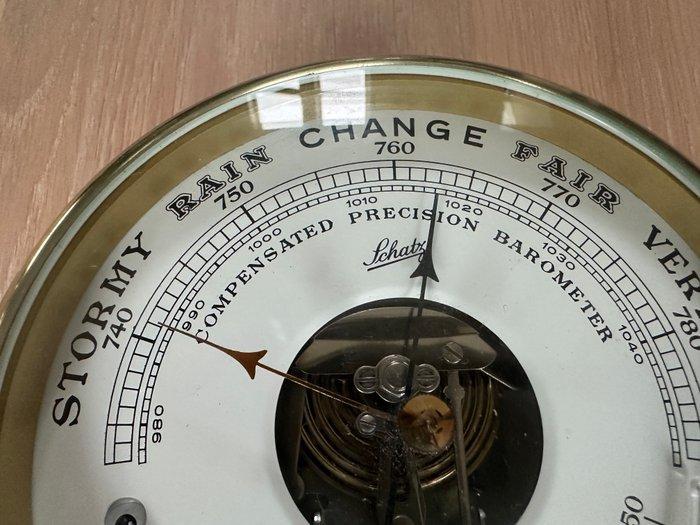 Schatz Marine barometer - vintage, bijna nieuw - messing en, Antiek en Kunst, Curiosa en Brocante