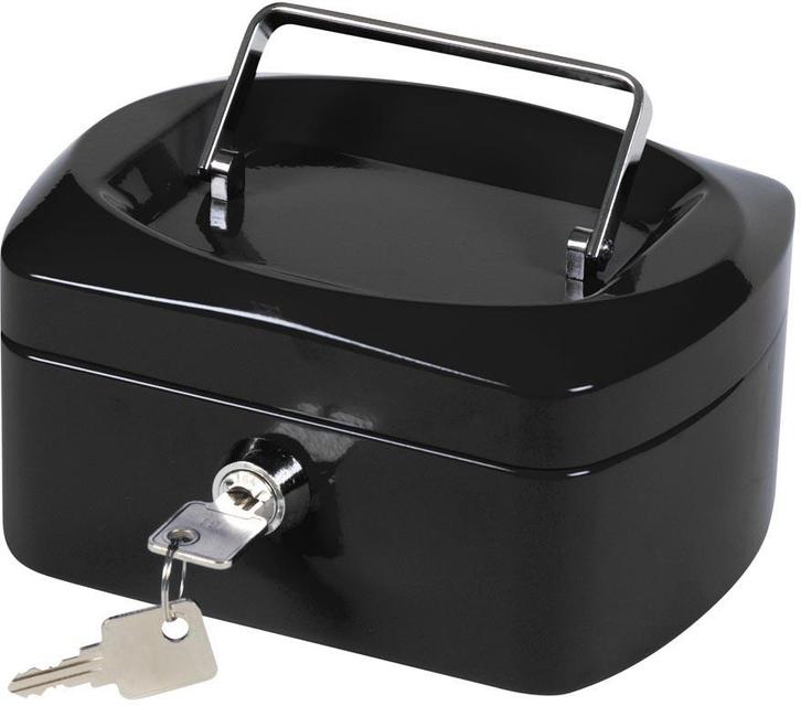Q-CONNECT Q-CONNECT - geldkoffer - 155 x 120 x 75 mm- zwart, Zakelijke goederen, Partijgoederen en Retail | Verpakking en Verzending