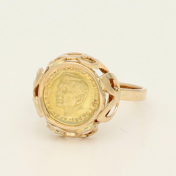 Ring - 18 karaat Geel goud, Sieraden, Tassen en Uiterlijk, Ringen