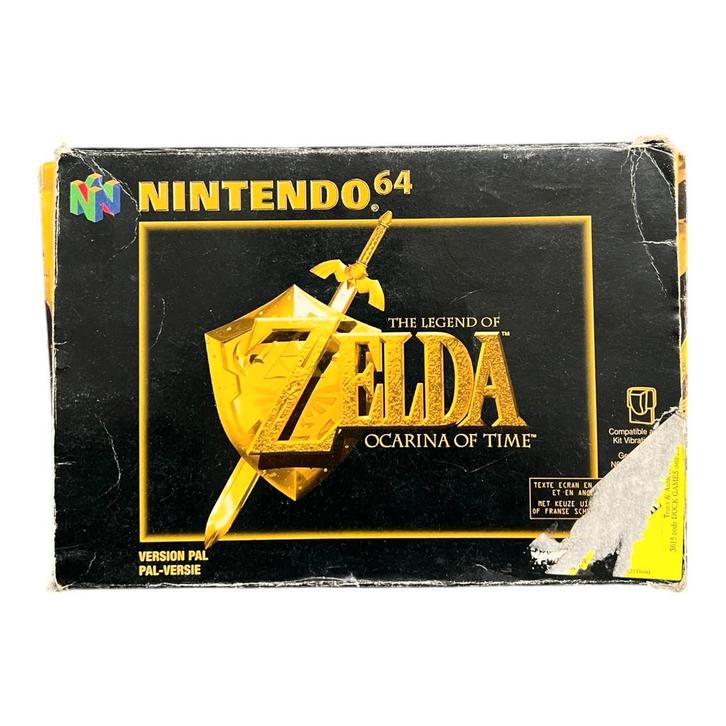N64 The Legend of Zelda: Ocarina of Time (In doos), Spelcomputers en Games, Spelcomputers | Nintendo 64, Zo goed als nieuw, Verzenden