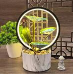 Decoratieve tafelfontein – 3-laags waterval met lotusblad, Verzenden, Nieuw in verpakking