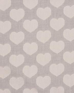 Katoen Voile Hartjes Roze, Hobby en Vrije tijd, Stoffen en Lappen, Roze, Nieuw