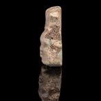 Oud-Egyptisch Blauwe faience Bes-amulett (Zonder, Antiek en Kunst