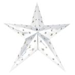 Zilveren kerststerren 60 cm - Kerststerren, Diversen, Kerst, Verzenden, Nieuw