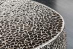Filigraan salontafel LEAF 80cm zilver metaal handgemaakt, Huis en Inrichting, Ophalen of Verzenden, Nieuw