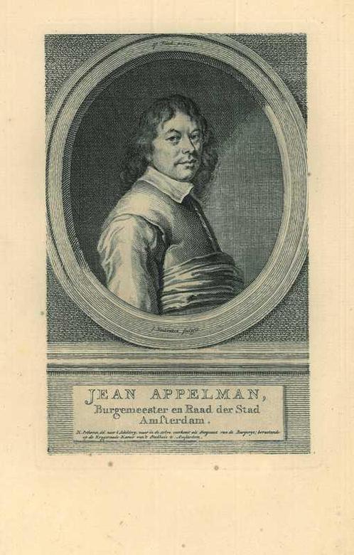 Portrait of Jean Appelman, Antiek en Kunst, Kunst | Etsen en Gravures