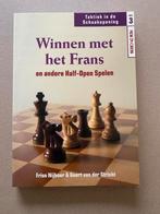 Schaken - Taktiek - Winnen met het Frans - Half-Open Spelen, Boeken, Ophalen of Verzenden, Zo goed als nieuw, Denksport