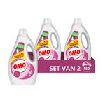 2x OMO Vloeibaar Wasmiddel Kleur 75 Wasbeurten 3750 ml, Verzenden