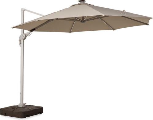 Lanterfant Hangparasol Duuk met LED Ø330 cm - Ecru, Tuin en Terras, Parasols, Ophalen of Verzenden