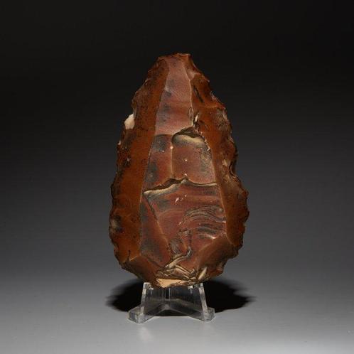 Oud-Egyptisch Vuursteen Handbijl - mes. 9 cm H. Neolithicum, Verzamelen, Mineralen en Fossielen