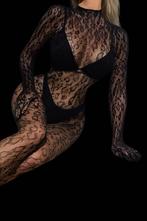 Sexy Catsuit - Kant & Luipaard - Nu met Gratis Body, Kleding | Dames, Verzenden, Setje
