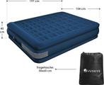 2dekans | Juskys Zelfopblaasbaar Luchtbed Sapri L - Blauw -, Huis en Inrichting, Slaapkamer | Bedden, Ophalen of Verzenden, Zo goed als nieuw