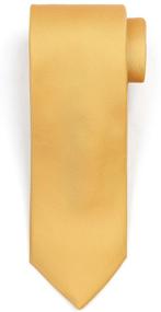 Suitable Zijde Stropdas Geel maat one size Heren, Effen, Verzenden, Geel, Nieuw