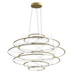 Nemo Drop Hanglamp LED 9-lichts, goud (Hanglampen), Huis en Inrichting, Lampen | Hanglampen, Verzenden, Nieuw