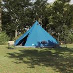 vidaXL Familie Tipi Tent met dak Blauw en Grijs 560 x 560 x, Caravans en Kamperen, Verzenden, Nieuw