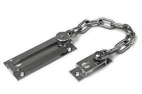Deurketting verchroomd, Doe-het-zelf en Verbouw, Hang- en Sluitwerk, Nieuw, Ophalen of Verzenden