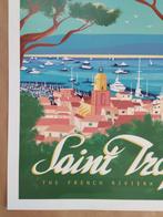Véril - Travel Poster SAINT-TROPEZ  The French Riviera, Antiek en Kunst