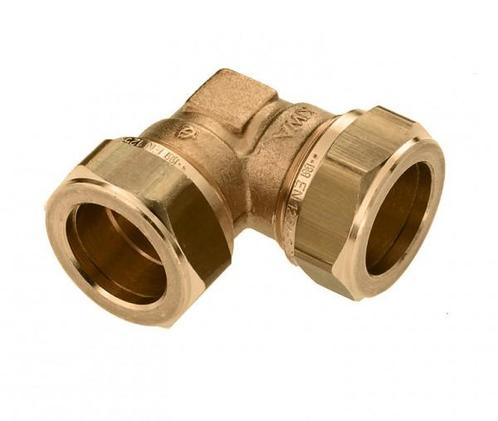 BONFIX Knel messing kniekoppeling 18 x 18 mm, Doe-het-zelf en Verbouw, Buizen en Afvoer, Ophalen of Verzenden