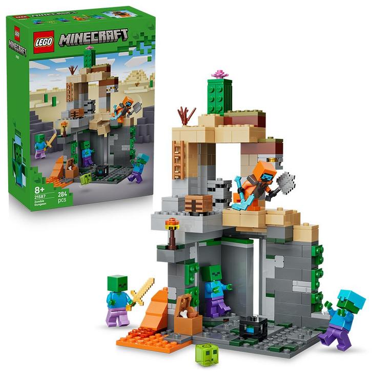 LEGO Minecraft - Zombie Dungeon 21587, Kinderen en Baby's, Speelgoed | Duplo en Lego, Ophalen of Verzenden