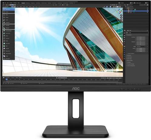 AOC Q24P2Q | 24 Inch 2560x1440 | Displaypoort - HDMI - VG..., Computers en Software, Monitoren, Zo goed als nieuw, Ophalen of Verzenden